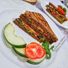 A picture of Avocado 🥑 healthy Sandwich.