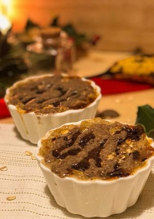 Une photo de Porridge au four chocolat banane