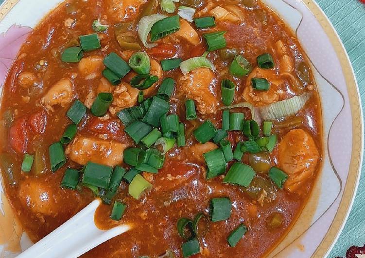 Sweet n sour red curry