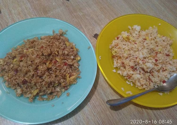Resep Nasgor terasi 2 rasa 😄😄 Anti Gagal