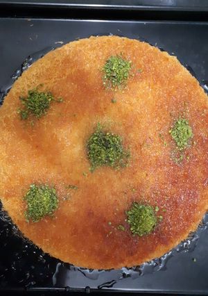 صورة لوصفة كنافة نابلسية خشنة