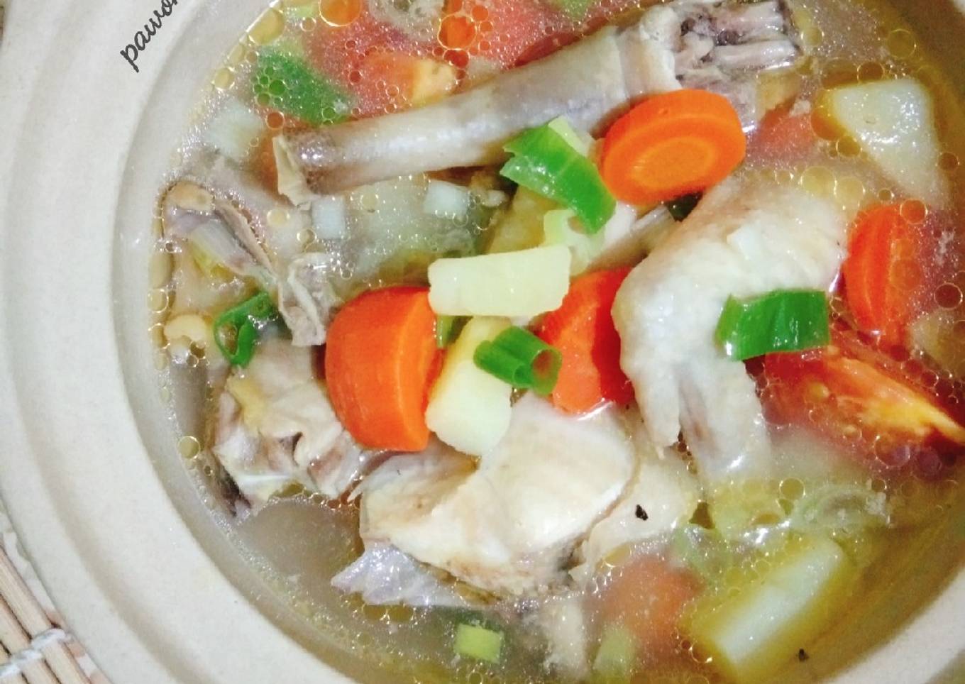 Sop Ayam Kampung | Recook Xanderskitchen