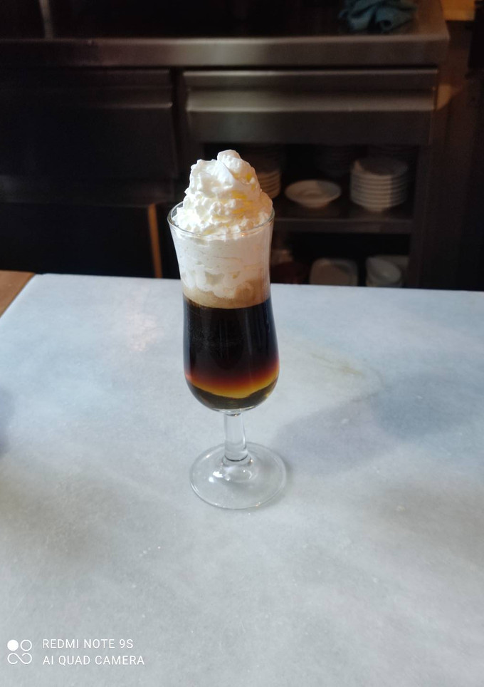 Una foto de Café irlandés