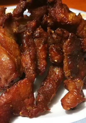 รูปของ หมูแดดเดียว​ซิ่นหลอด(หมูแดดอีสานตอนเหนือ​)​