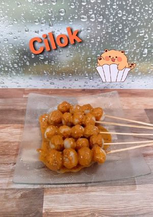 Foto resep Cilok isi Abon sapi pedas