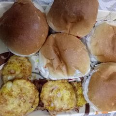 Aloo tikki bun A picture of Aloo tikki bun.