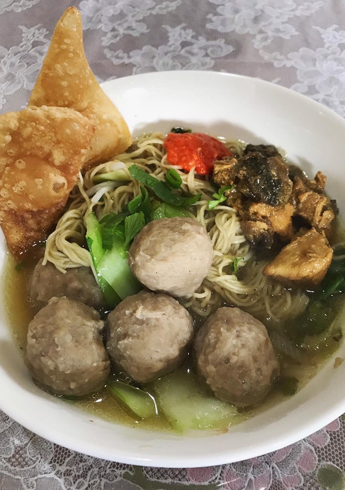 Foto resep Mie Ayam Jamur Bakso Hasibuan