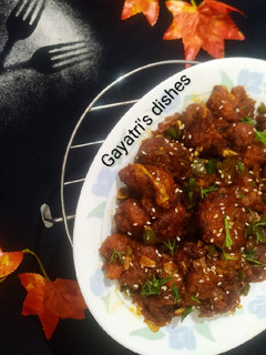 ड्राई गोभी मंचूरियन (dry Gobi Manchurian recipe in Hindi) रेसिपी मुख्य फोटो