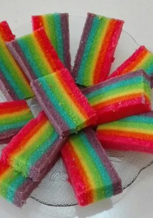 Foto resep Rainbow cake