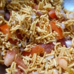 Bhujiya bhel A picture of Bhujiya bhel.