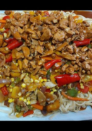 صورة لوصفة نودلز صيني