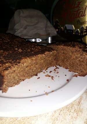 Una foto de Budín de avena y naranja