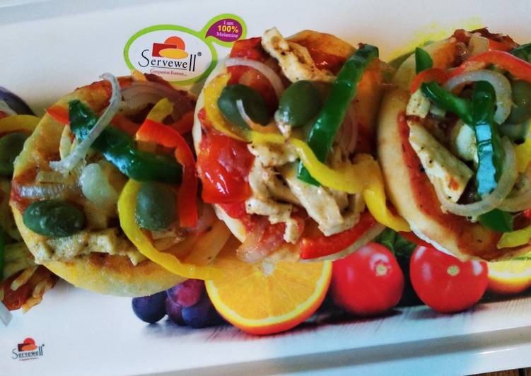 Recipe of Favorite Home madeVeg mini pizza