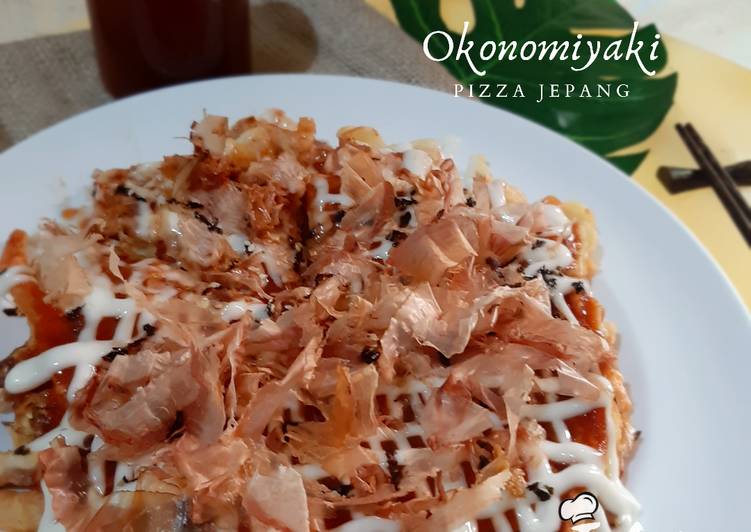 Bagaimana Menyiapkan 135. Okonomiyaki (Pizza Jepang) Anti Gagal