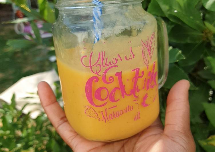 Recette De Smoothie mangue poire banane