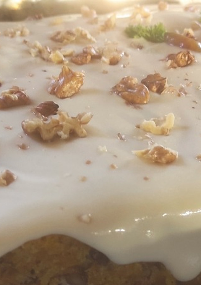 Una foto de Torta de zanahoria y ananá (piña)