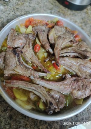 صورة لوصفة صينية الريش بالخضار 😋