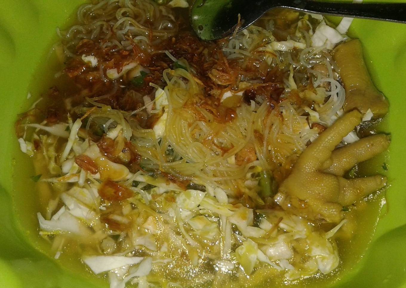 Soto ayam ceker klaten