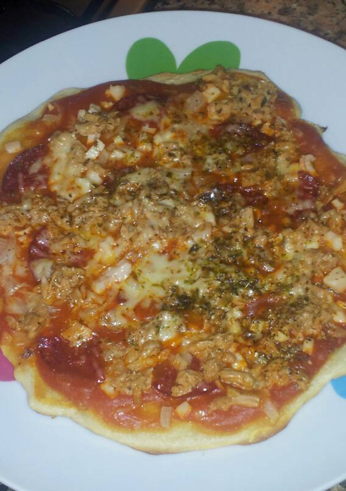 Una foto de Pizza sin horno 