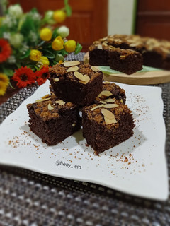 Foto resep Brownies Pisang Crumble Gula Palm