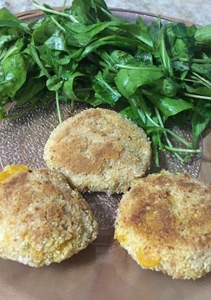 Una foto de Croquetas de calabaza 🎃 y papa