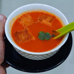 A picture of Railway Style Tomato Soup.