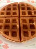 Wafles de avena y almendras