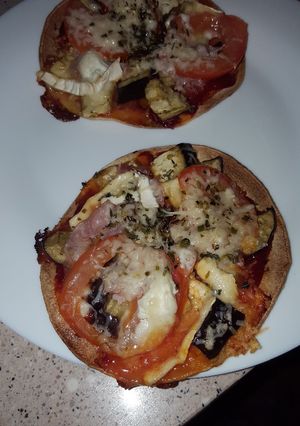Una foto de Mini pizzas tortitas old el paso