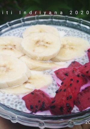 Foto resep Chia seeds puding