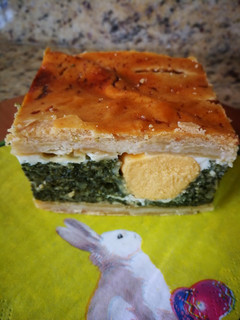 Una foto de Torta Pascualina de espinacas💚