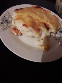 صورة لوصفة غراتان بطاطا بالبشاميل 😋😋😋
