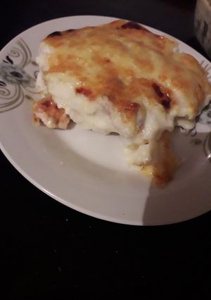 صورة لوصفة غراتان بطاطا بالبشاميل 😋😋😋
