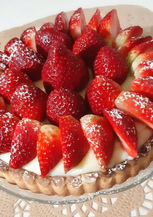 Une photo de Tarte aux fraises 🍓