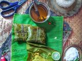 ভেটকি পাতুরি#Foodyy_Bangali_cookpad