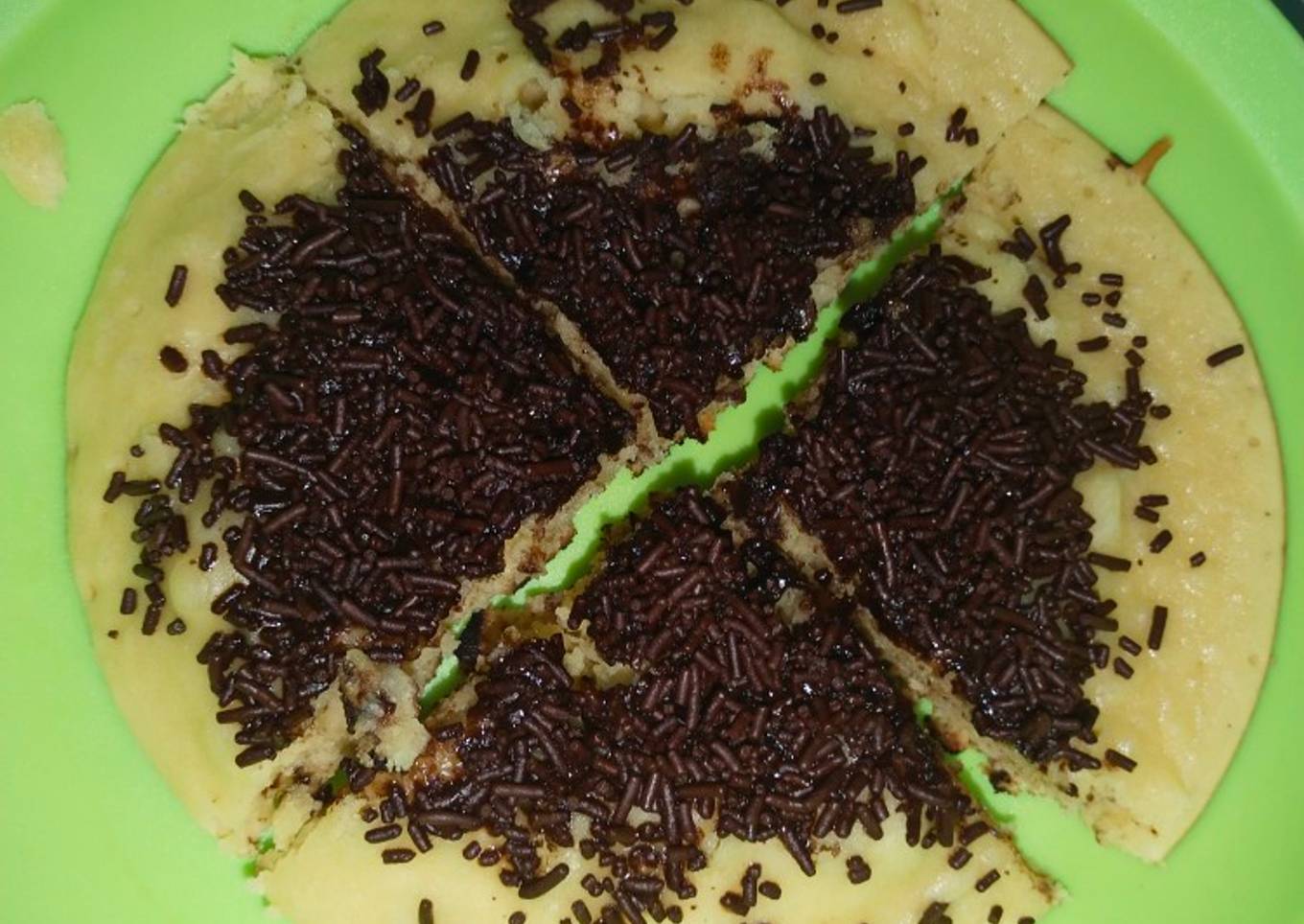 Kue cubit teflon takaran sendok tanpa mix