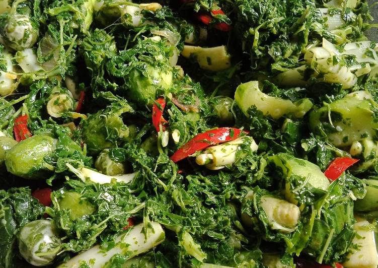 Goreng Daun Singkong Campur Kanjat, Putuk, takokak khas KalTeng