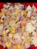 Beans and vegetables salad