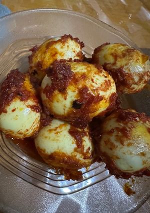 Foto resep Telor balado simple