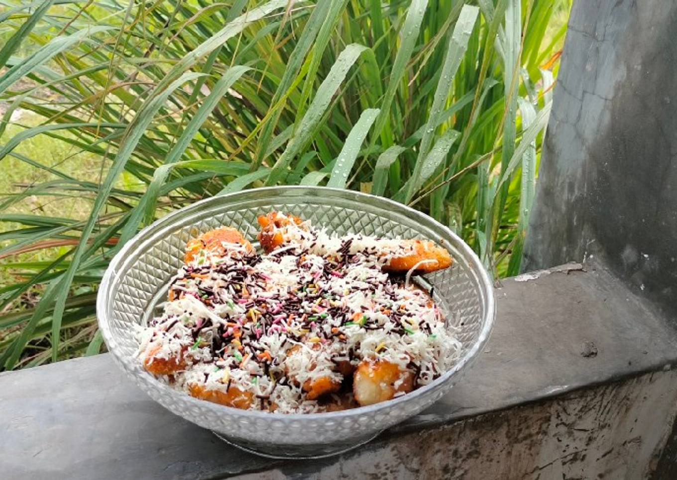 Pisang goreng keju cokelat