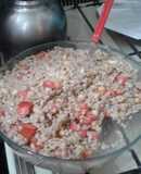 Ensalada de arroz yamaní y cebada