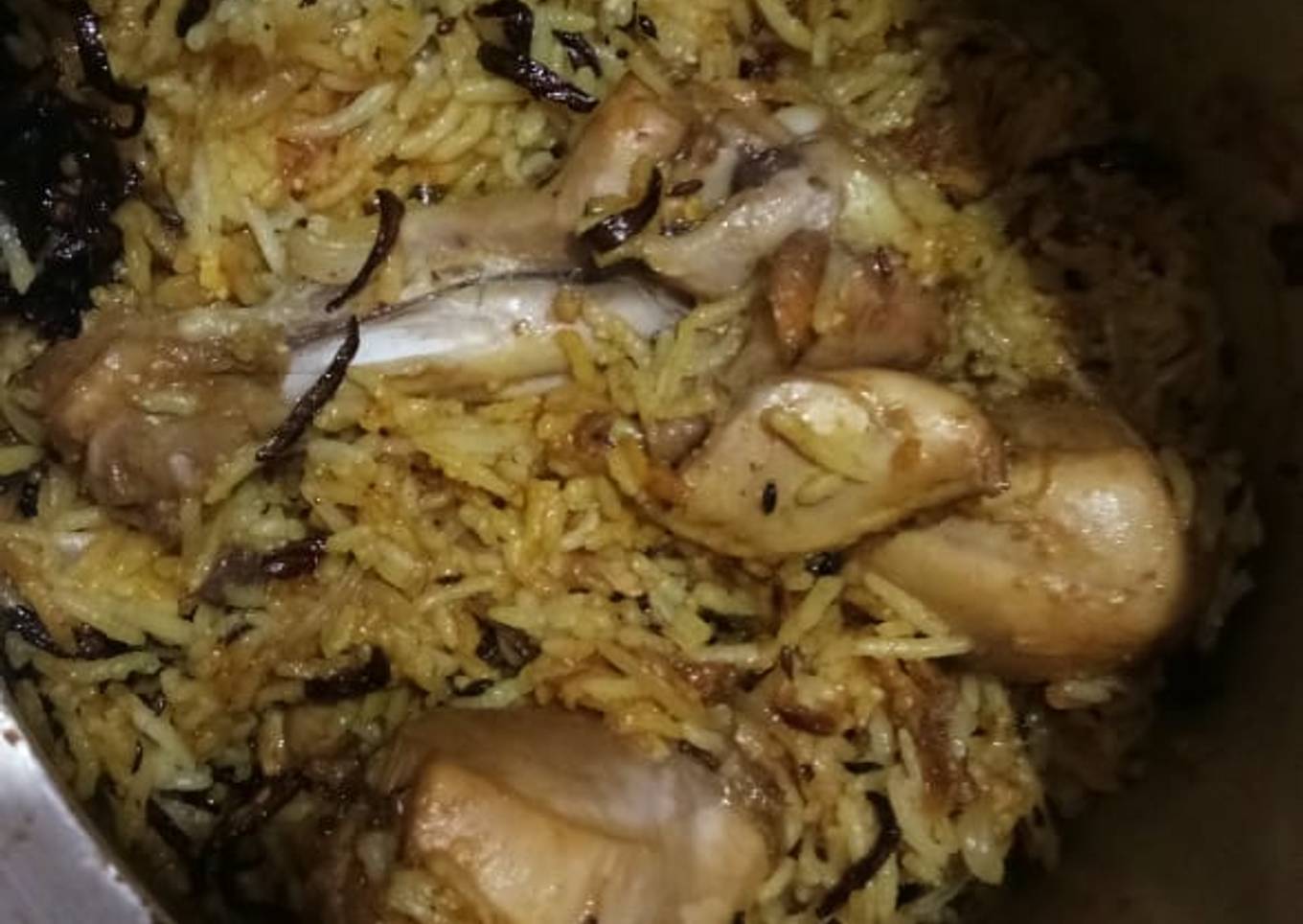 Chicken dum biryani