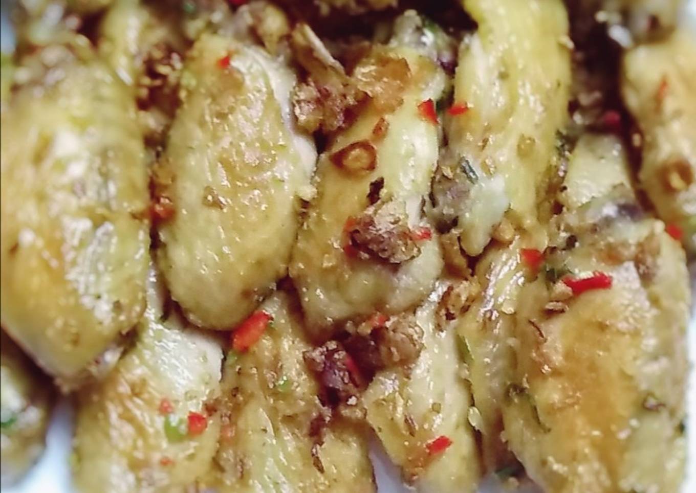 Five spice pepper salt chicken wings