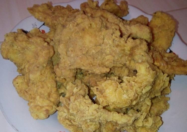 12 Resep: Ayam kriyuk KFC KW Anti Gagal!