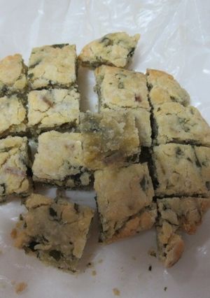 桑葉杏仁鹹蛋糕 的食譜成品照片