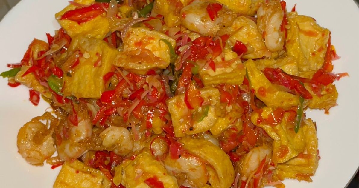 Udang Tahu Sambal Kecombrang
