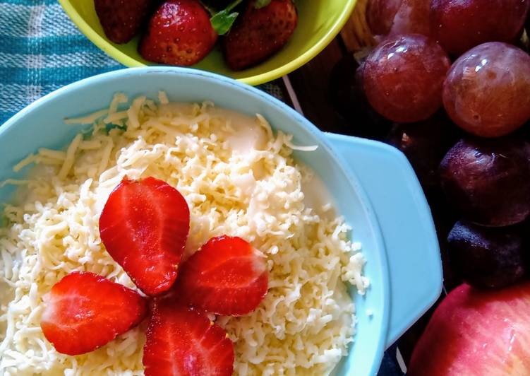 Cara Menyiapkan Salad buah nikmat tanpa yogurt Super Lezat