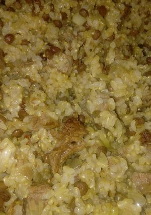 Una foto de Arroz integral salteado 😍