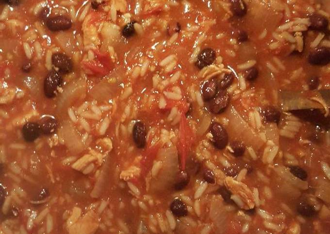 Recipe of Super Quick Homemade Chicken and rice chili soup