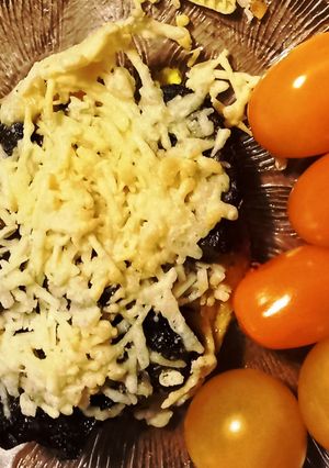 Vegán gombás melegszendvics Air fryerben sütve recept fotója