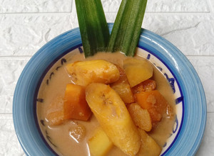 Foto resep Kolak Campur (Labu Kuning, Ubi, Kolang Kaling dan Pisang Tanduk)